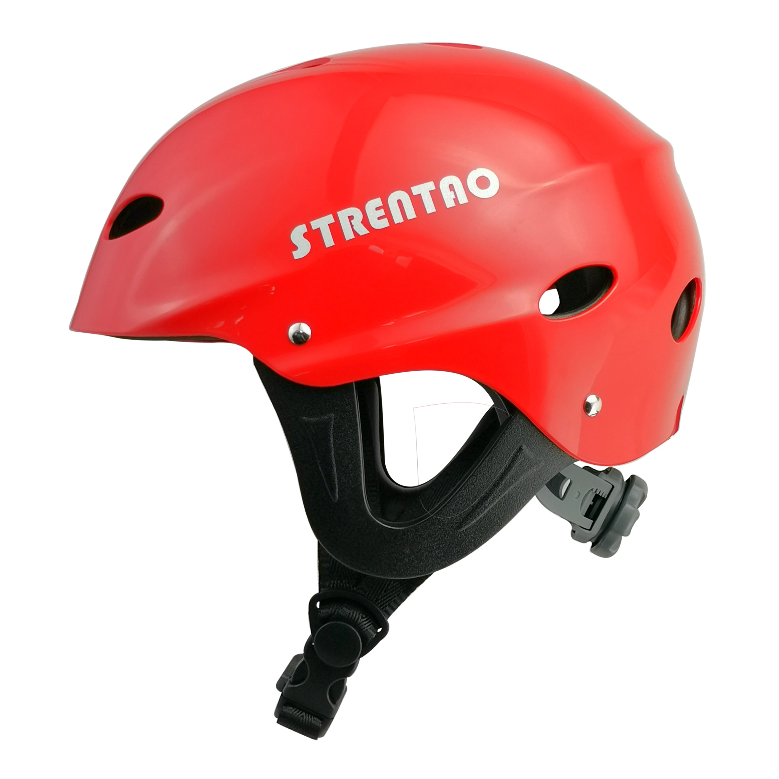 1pc Adjustable Water Sport Safety Helmet With Reflective Logo
